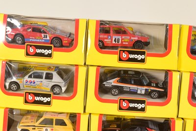 Lot 31 - DIECAST - COLLECTION OF BBURAGO 1/43 SCALE RALLY CARS