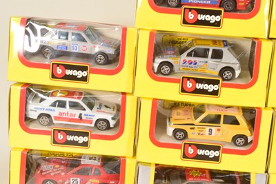 Lot 31 - DIECAST - COLLECTION OF BBURAGO 1/43 SCALE RALLY CARS