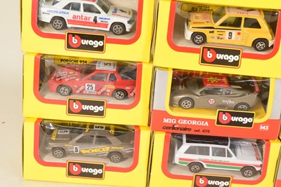 Lot 31 - DIECAST - COLLECTION OF BBURAGO 1/43 SCALE RALLY CARS