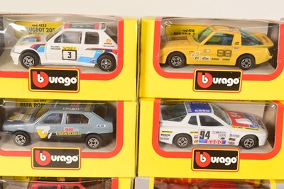 Lot 236 - DIECAST - COLLECTION OF BURAGO 1/43 SCALE DIECAST MODEL CARS