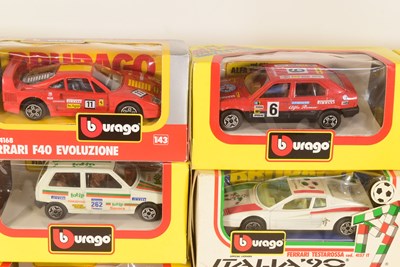 Lot 236 - DIECAST - COLLECTION OF BURAGO 1/43 SCALE DIECAST MODEL CARS