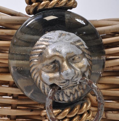 Lot 856 - MAITLAND SMITH - VINTAGE HANDMADE WOVEN LOG BASKET