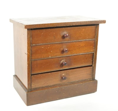 Lot 669 - PRATT & SONS - VICTORIAN MAHOGANY SPECIMEN CHEST
