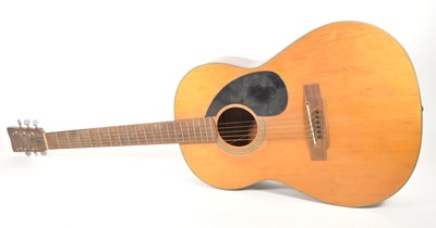 Lot 414 - YAMAHA - 1970S VINTAGE FG-75 ACOUSTIC GUITAR