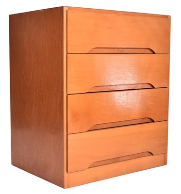 Lot 419 - RETRO MID CENTURY TEAK BACHELOR CHEST OF DRAWERS