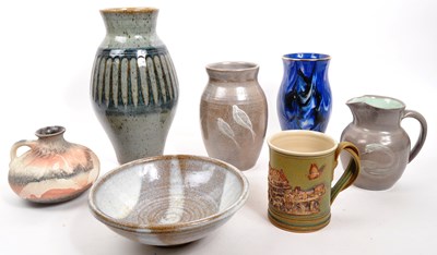 Lot 149 - COLLECTION OF CERAMIC STUDIO ART POTTERY INCL. WOOTTON COURTENAY