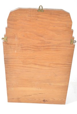 Lot 808 - 1950S ART DECO WALL MIRROR & PLANTER