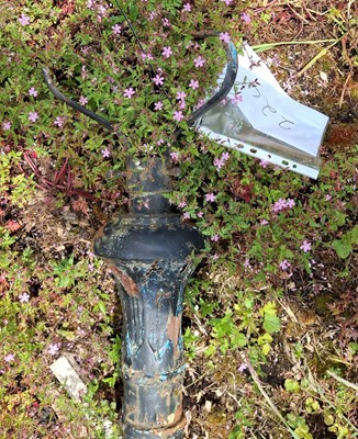Lot 224 - LATE 19TH CENTURY BLACK WINDSOR STREET LAMP