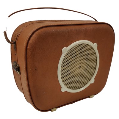 Lot 108 - VINTAGE FRENCH ELECTROPHONE RECORD PLAYER