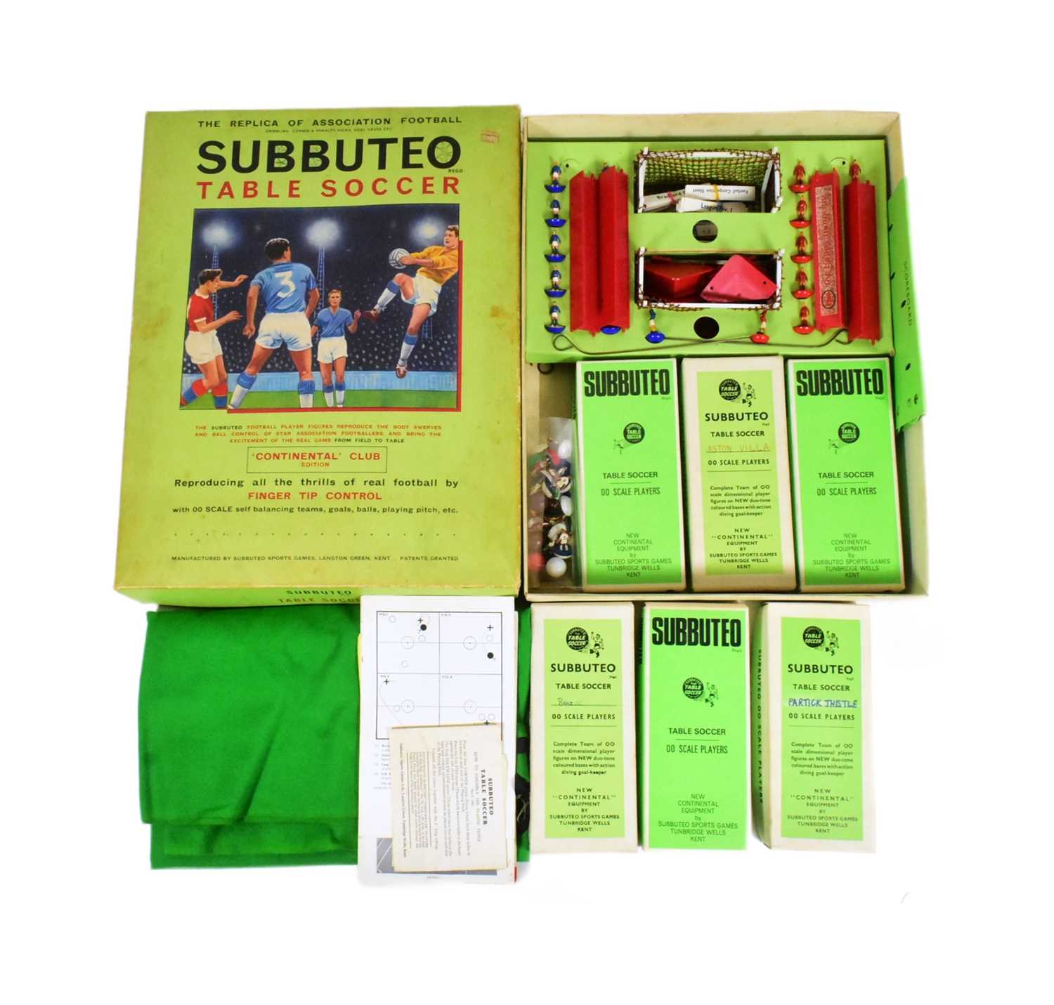 Lot 278 - SUBBUTEO - VINTAGE SUBBUTEO TABLE TOP FOOTBALL GAME