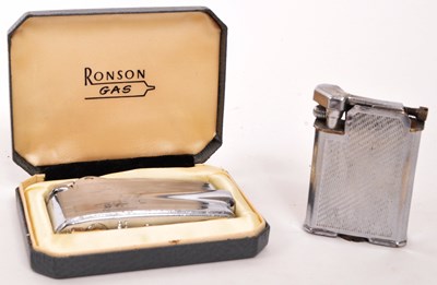 Lot 332 - RONSON / MOSDA - TWO MID CENTURY BRITISH LIGHTERS