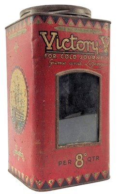 Lot 169 - VICTORY V LOZENGE - 1920S ADVERTISING SWEET TIN