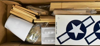 Lot 140 - MODEL PLANES - TOP FLITE GOLD EDITION 1/7 SCALE P-51 MUSTANG MODEL KIT