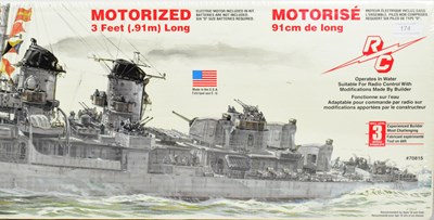 Lot 174 - MODEL KITS - VINTAGE LINDBERG 1/125 SCALE BLUE DEVIL DESTROYER
