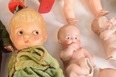 Lot 225 - DOLLS - COLLECTION OF 20TH CENTURY MINIATURE DOLLS