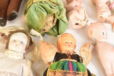 Lot 225 - DOLLS - COLLECTION OF 20TH CENTURY MINIATURE DOLLS