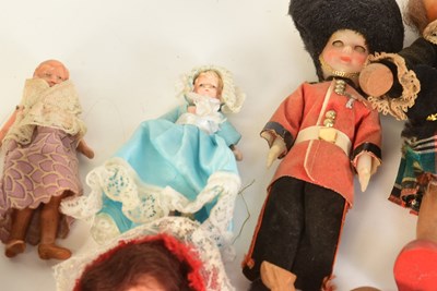 Lot 225 - DOLLS - COLLECTION OF 20TH CENTURY MINIATURE DOLLS