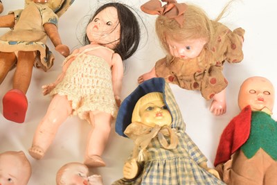 Lot 225 - DOLLS - COLLECTION OF 20TH CENTURY MINIATURE DOLLS