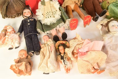 Lot 225 - DOLLS - COLLECTION OF 20TH CENTURY MINIATURE DOLLS