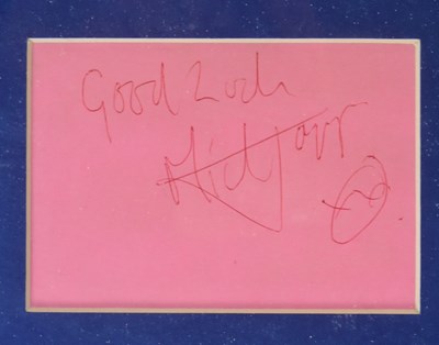 Lot 198 - THE ROLLING STONES - MICK JAGGER & KEITH RICHARDS AUTOGRAPHS