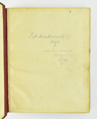 Lot 26 - JOSEPH HALLAM HAWKSWORTH (1827-1908) - SKETCHBOOK OF VICTORIAN PENCIL DRAWINGS