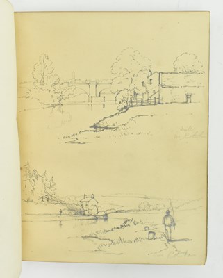 Lot 26 - JOSEPH HALLAM HAWKSWORTH (1827-1908) - SKETCHBOOK OF VICTORIAN PENCIL DRAWINGS