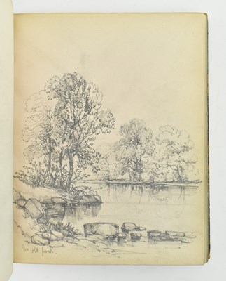 Lot 26 - JOSEPH HALLAM HAWKSWORTH (1827-1908) - SKETCHBOOK OF VICTORIAN PENCIL DRAWINGS