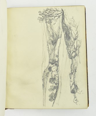 Lot 26 - JOSEPH HALLAM HAWKSWORTH (1827-1908) - SKETCHBOOK OF VICTORIAN PENCIL DRAWINGS