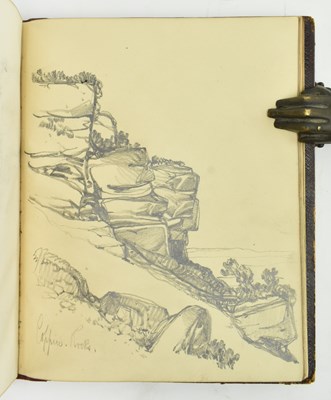 Lot 26 - JOSEPH HALLAM HAWKSWORTH (1827-1908) - SKETCHBOOK OF VICTORIAN PENCIL DRAWINGS