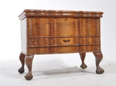 Lot 785 - MID CENTURY HARDWOOD CHINESE SEWING BOX CHEST