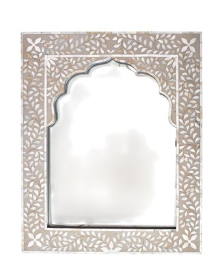 Lot 498 - GRAHAM & GREENE - MODERN MOROCCAN STYLE MOTHER OF PEARL INLAID HALL MIRROR