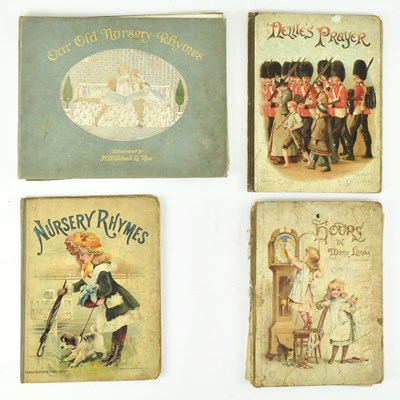 Lot 81 - FOUR LATE 19TH CENTURY CHILDREN'S NURSERY RHYME BOOKS