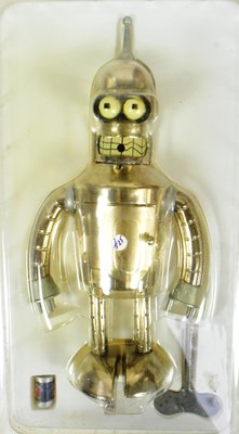 Lot 483 - TINPLATE TOYS - X2 2000 FUTURAMA ROBOTS