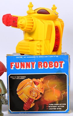 Lot 459 - TINPLATE TOYS - X4 VINTAGE CHINESE ROBOTS