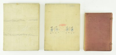 Lot 54 - THREE EARLY 20TH CENTURY HAND PAINTED CHILDREN'S BOOKS FROM PEKING