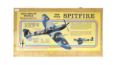 Lot 322 - MODEL PLANES - MICK REEVES MODELS SEMI SCALE SPITFIRE