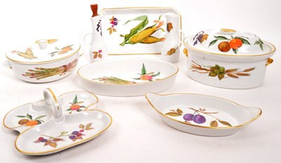 Lot 147 - ROYAL WORCESTER - COLLECTION OF EVESHAM ITEMS