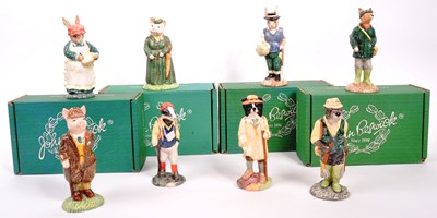 Lot 152 - BESWICK - EIGHT PORCELAIN COUNTRY FOLK FIGURES