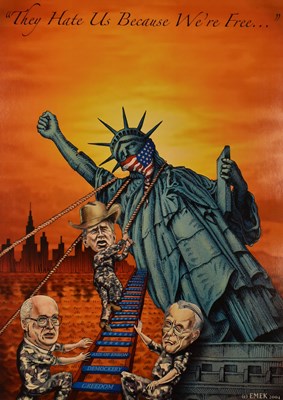 Lot 167 - EMEK GOLAN - "THEY HATE US BECAUSE WE WE'RE FREE..." 2004