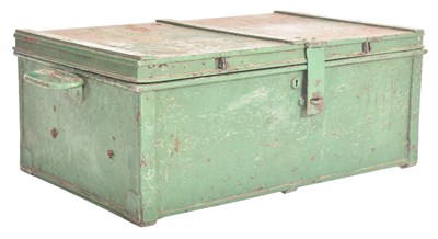 Lot 189 - TWO VICTORIAN & LATER CAST IRON SAFETY DEPOSIT BOXES