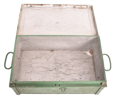 Lot 189 - TWO VICTORIAN & LATER CAST IRON SAFETY DEPOSIT BOXES