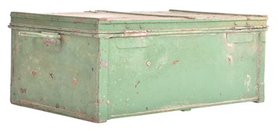 Lot 189 - TWO VICTORIAN & LATER CAST IRON SAFETY DEPOSIT BOXES