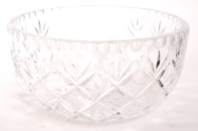 Lot 153 - WEBB CORBETT - CRYSTAL GLASS FRUIT BOWL STAMPED TO BASE