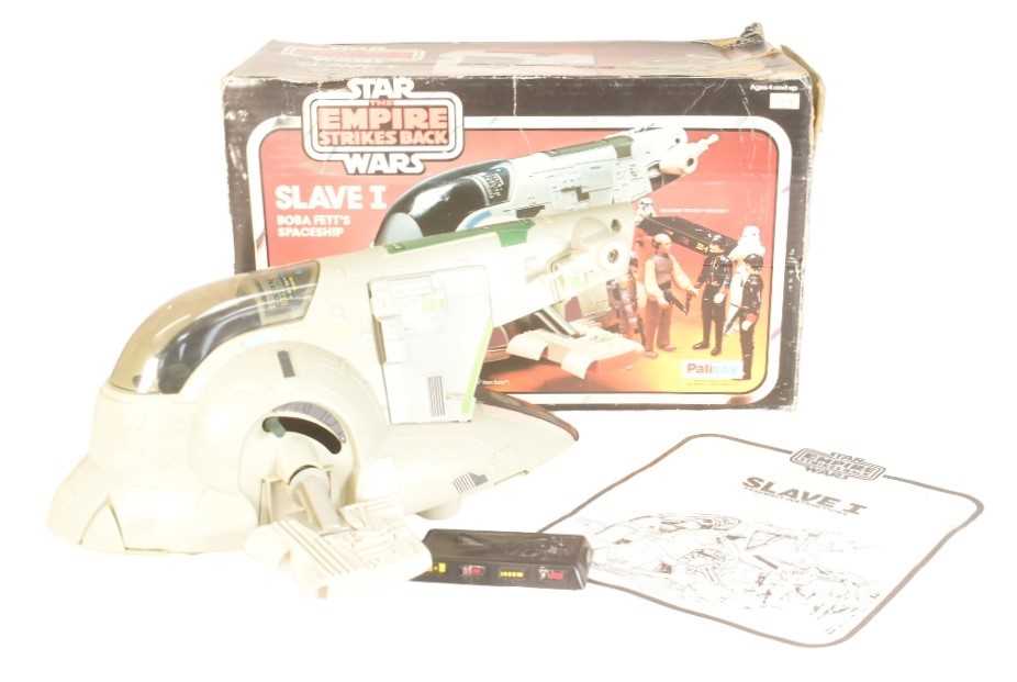 Lot 16 - STAR WARS - ORIGINAL VINTAGE SLAVE 1 ACTION FIGURE PLAYSET