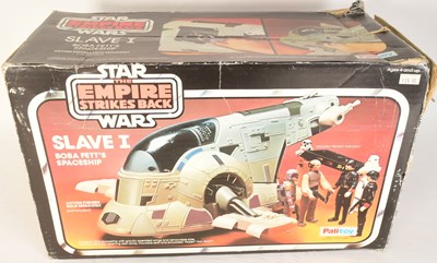 Lot 16 - STAR WARS - ORIGINAL VINTAGE SLAVE 1 ACTION FIGURE PLAYSET
