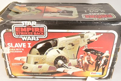 Lot 16 - STAR WARS - ORIGINAL VINTAGE SLAVE 1 ACTION FIGURE PLAYSET