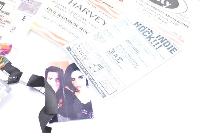 Lot 165 - COLLECTION OF VINTAGE GIG TICKET STUBS & WRISTBANDS FROM 1980S ONWARDS INCL. BOWIE