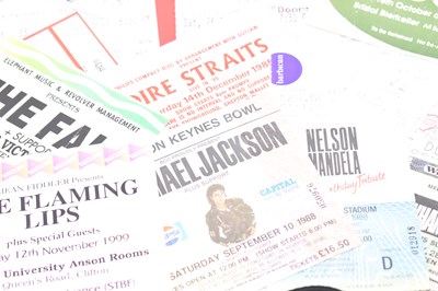 Lot 165 - COLLECTION OF VINTAGE GIG TICKET STUBS & WRISTBANDS FROM 1980S ONWARDS INCL. BOWIE