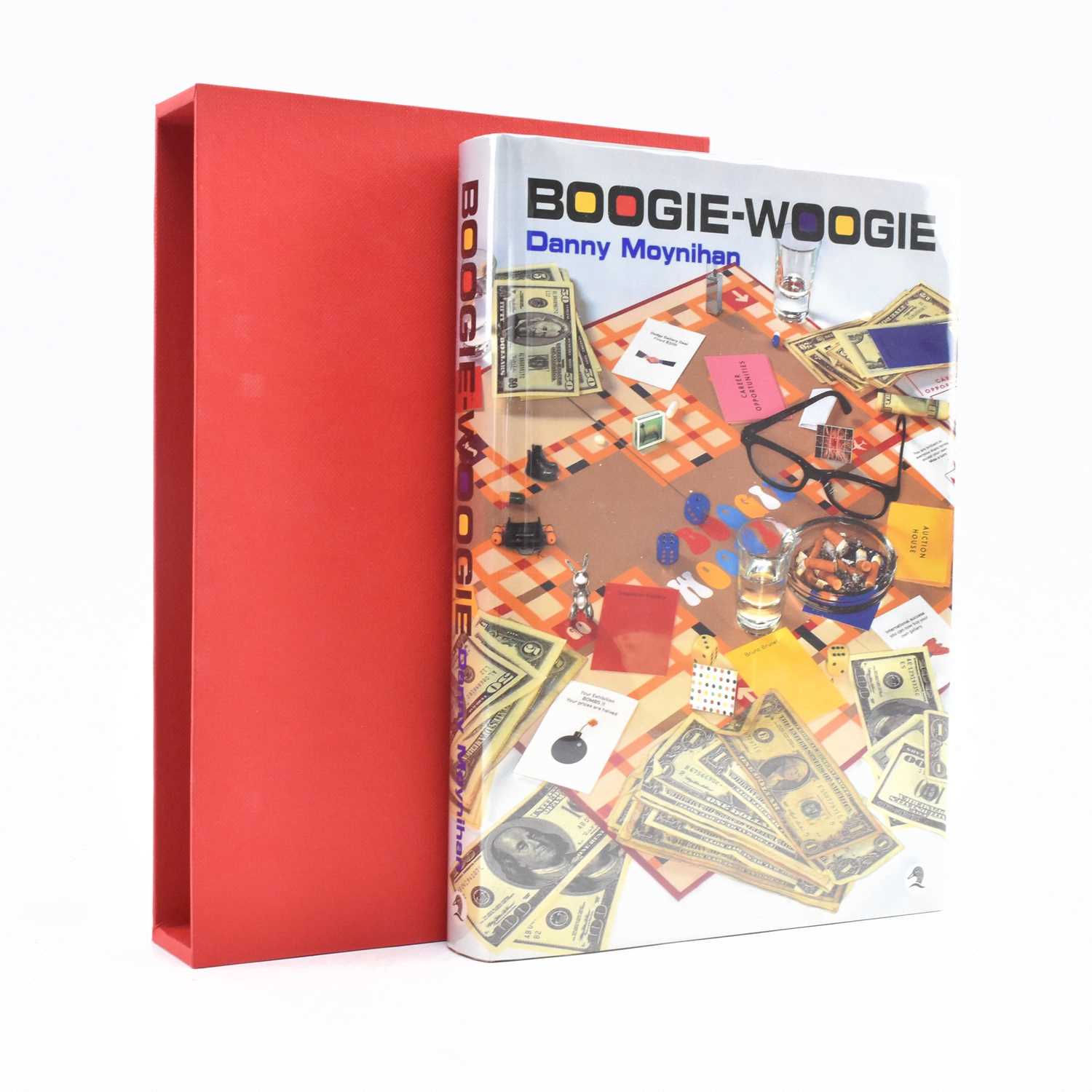 Lot 180 - MOYNIHAN, DANNY. 2000 BOOGIE-WOOGIE SIGNED BY AUTHOR & DAMIEN HIRST TO DUST WRAPPER