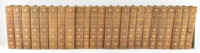 Lot 82 - BINDINGS. THE WORKS OF WILLIAM MAKEPEACE THACKERAY IN 24 VOLS